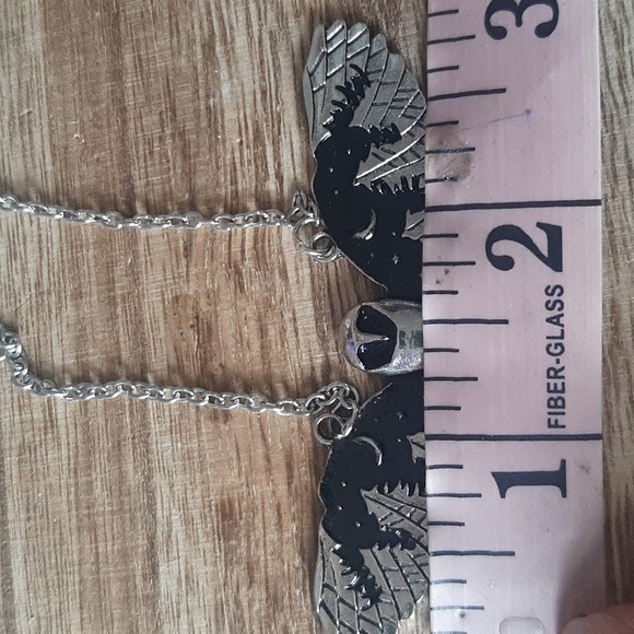 Vintage Silver Owl Pendant  Unisex - Picture 4 of 4